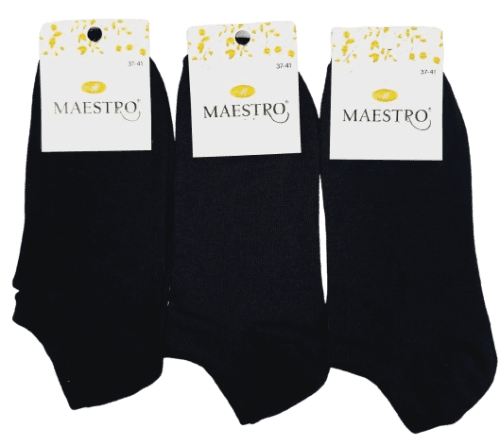 Čarape ženske crne 12/1