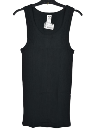 Srbac, potkošulj rebrasti muški, crni