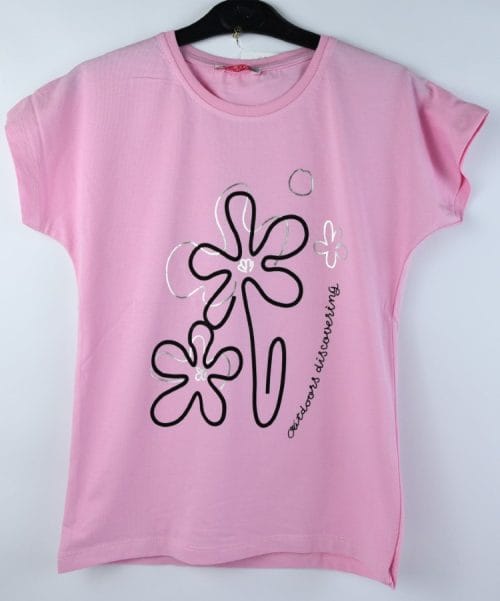 Majica dječja ženska, kratki rukav