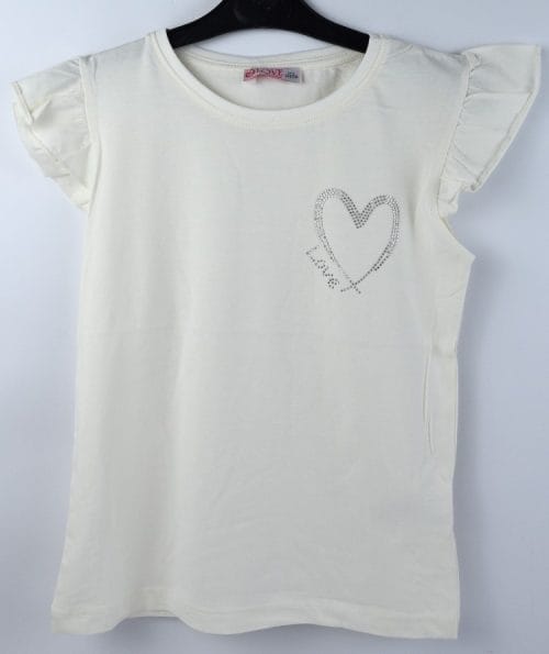 Majica dječja ženska, kratki rukav