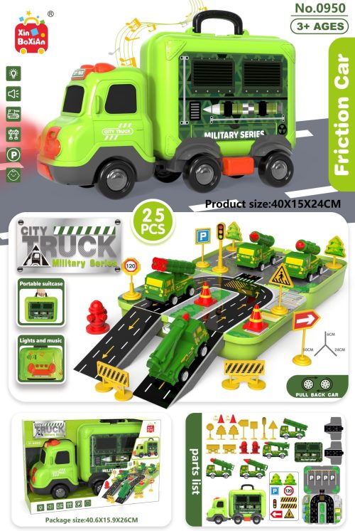 Kamion tegljač vojni 40cm