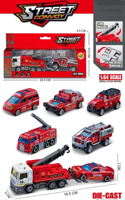 Kamion tegljač metalni Fire 20cm