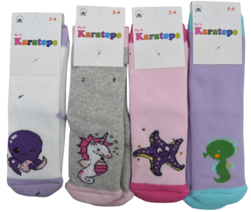 Čarape dječje ženske termo 12/1