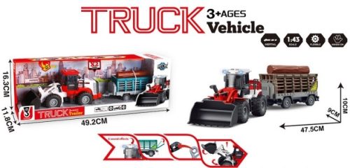 Traktor sa trupcima