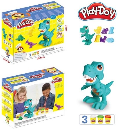 Dinosaur plastelin set